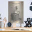 'Soap Dispenser Blueprint Patent Parchment' Metal Wall Art-2045794772