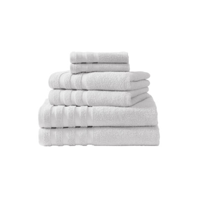 Ensemble de serviettes 6 pièces 100% coton Sömn Quick-Dry - qualité hôtel, économique, absorbant