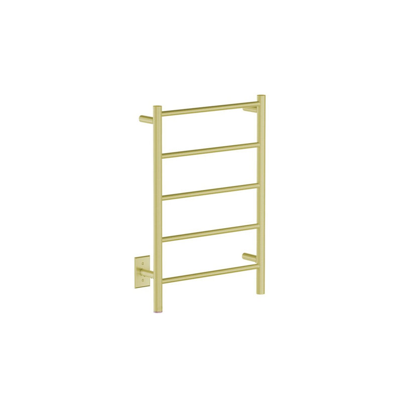 Natural Wall Mounted Towel Rack, Champagne Gold, 28.9" H x 20" L x 4.5" D