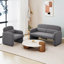 Chaise de loisir rembourrée à assise large-209247172