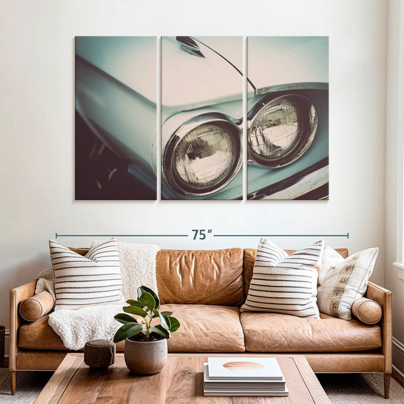 Mehar Old Car Vignette, 24" H x 38" W