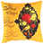 Or / jaune / rouge / noir floral