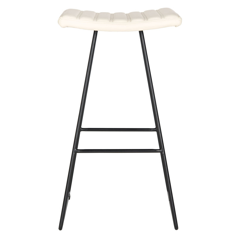 Tabouret de bar et de comptoir Kamyrie, Crème, Tabouret de comptoir (assise de 26 po de hauteur)