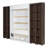 Murphy Bed With Foldable Bookcase-114193618