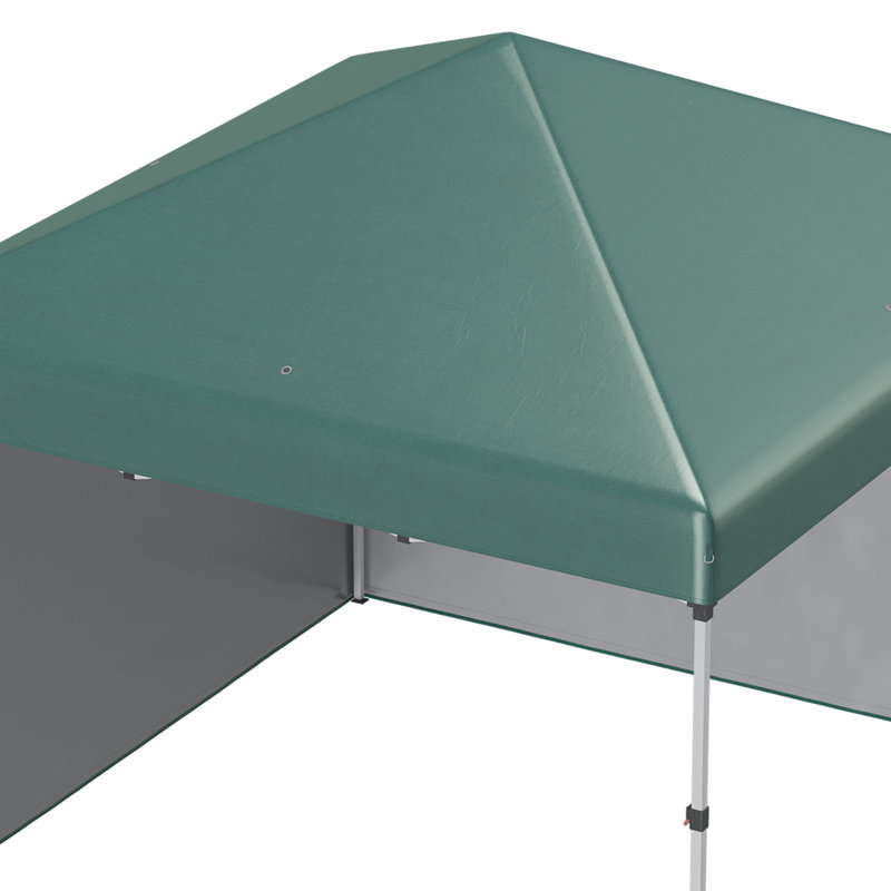 Theroux 2.90m x 2.90m Steel Pop-Up Gazebo, Green