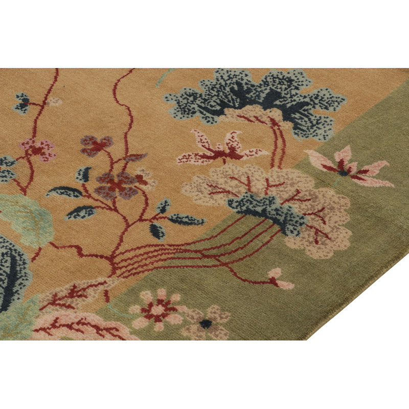 One-of-a-Kind Rectangle: 9' X 12' Hand Knotted Area Rug