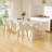 Modern Swivel Bar Stool With Backrest, Armrests And Wood Legs - Counter Height Chair For Kitchen Island-1252546325