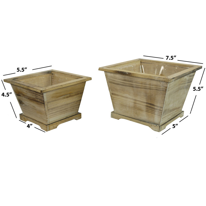 Clemson Handmade Wood Planter Box