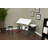 Studio Designs Eclipse Adjustable Drafting Table With Slide-Up Pencil Ledge, Under Desk Storage Shelf, And Included Padded Stool