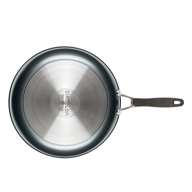 Circulon A1 Series with ScratchDefense Technology Nonstick Induction Sauté  Pan with Helper Handle and Lid, 5 Quart, Graphite