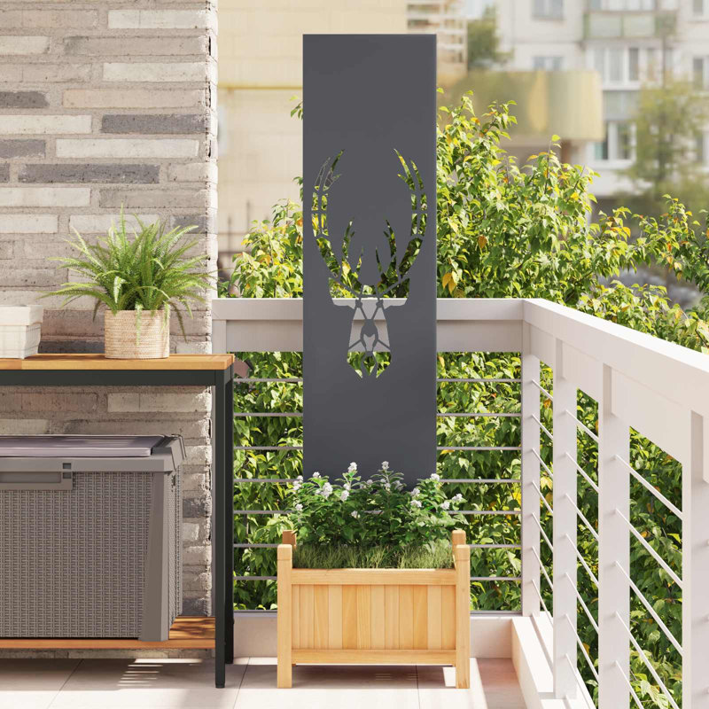 vidaXL Garden Privacy Screen Partition Outdoor Decor Modern Decorative Barrier