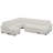 Short Plush Fabric Oversized U - Shaped Modular Sectional Sofa, Storage Sofa, Soft Upholstery-1427568031