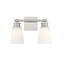 Earnest 2 Light Milk Dimmable Vanity Light-2081748731