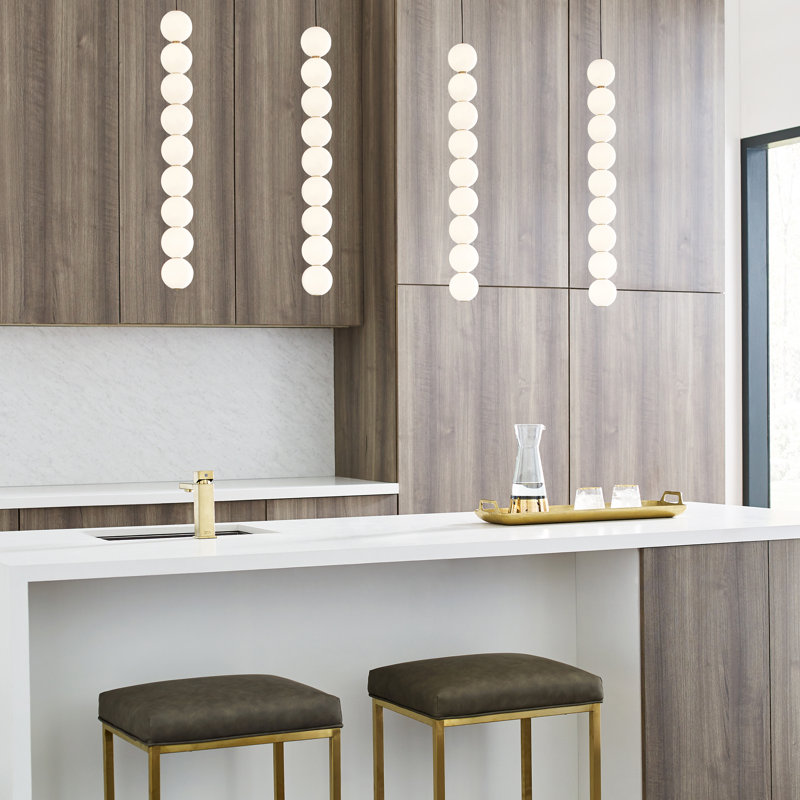 Orbet 9 - Light LED Pendant, Polished Nickel