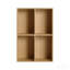 Petites tablettes de rangement murales de 24 pouces, convenant à une petite salle de bain, bureau, pièce de rangement, chêne d'origine (emballage Kd)