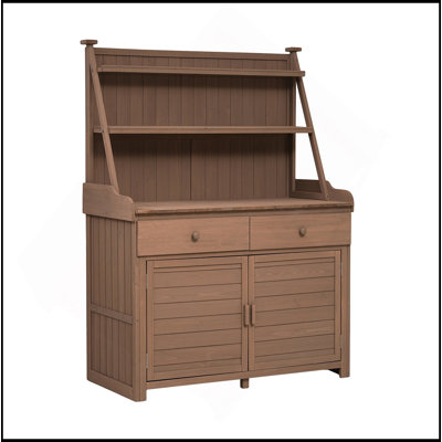 65-Inch Garden Potting Bench Table With Storage, Durable Fir Wood Workstation, Ideal For Outdoor Gardening And Organization