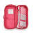 Doll Travel Case with Bed and Bedding in Dark Pink