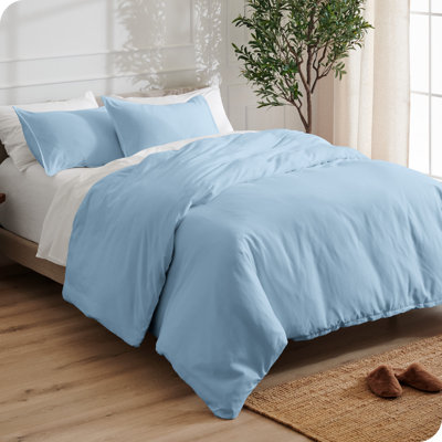 Washed Microfiber Duvet Cover Set