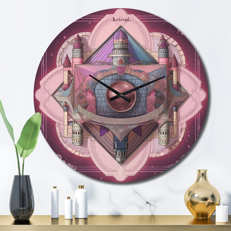 Horloge murale en métal Hala, Grand