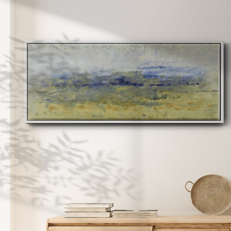 Open Terrain II- Framed Canvas