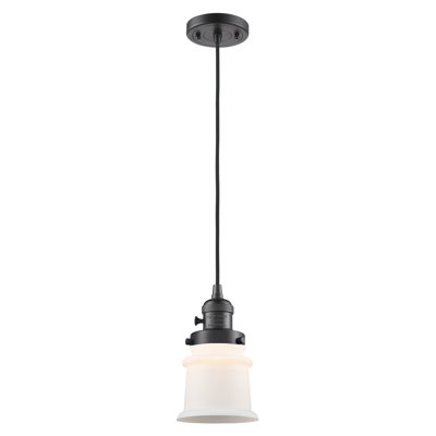 Franklin Restoration - Alvi - 1 Light Cord Hung Mini Pendant - On-Off Turn Switch - Bulb Not Included
