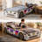 Ashelly Race Car Platform Bed