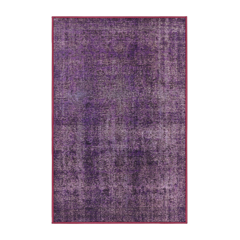 Tapis mauve à motif abstrait Robenson, Rectangle 8 pi x 10 pi