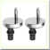 Ultimate Hinge Fixing Kit: 2 Set Seat Hinge Bolt Screws with 50mm Base for Top Fixing Expansion Screw Cover