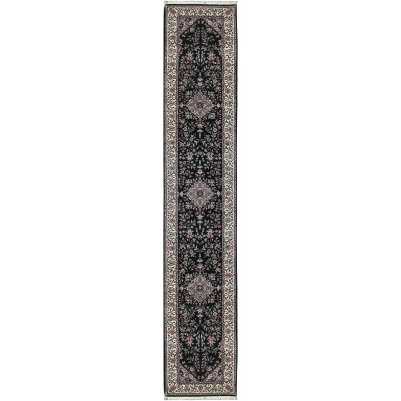 Wool Oriental Area Rug, Runner 2'6" x 14'