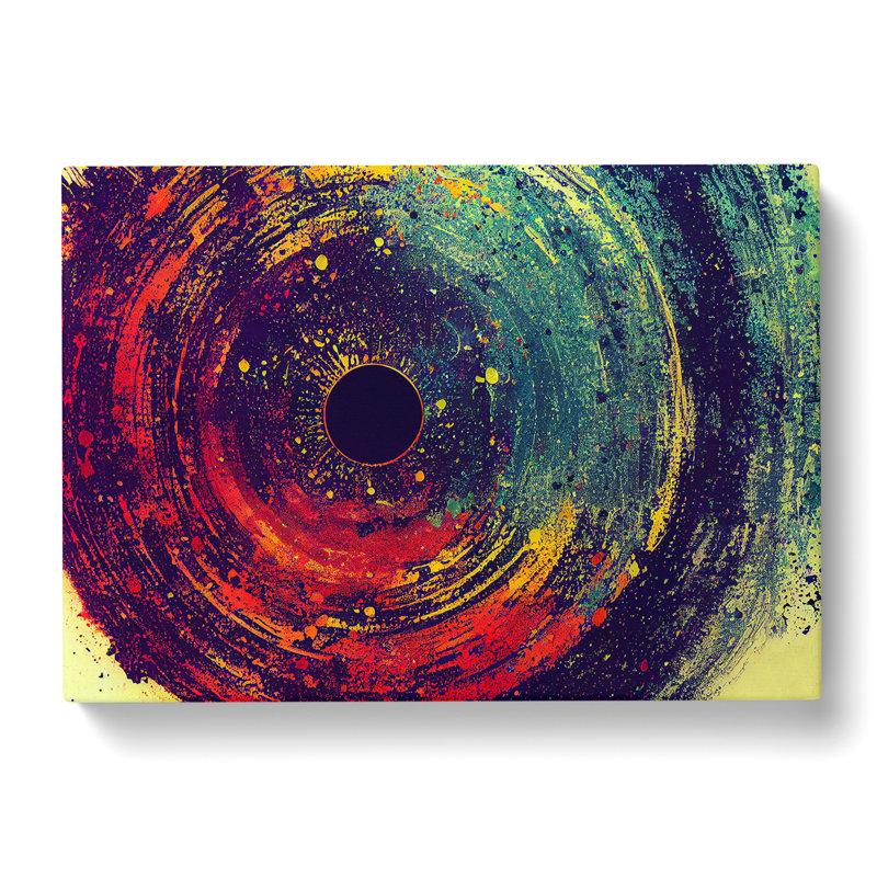 Vinyl Record Abstract Vol.2 - Wrapped Canvas Painting, 35cm H x 50cm W x 3cm D