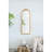 19"X56" Full Body Mirror For Bedroom Bathroom Living Room - Wood Floor Dressing Make Up Pre-Installed Hook Shining Gold, Intricate Floral Adornments Reinforced Golden, Designs-1590211974