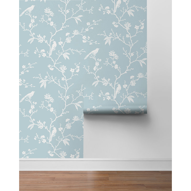 Rouleau de fleurs Aracelys, Bleu ciel