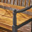 Banc de jardin en bois massif Maidstein-31939443
