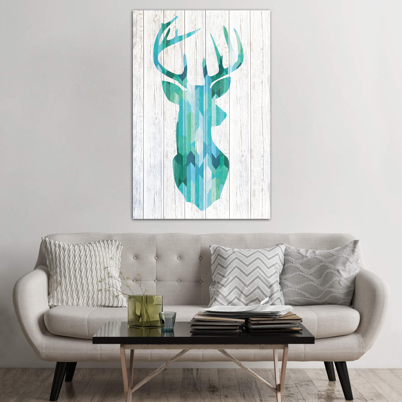 Blue Buck - Wrapped Canvas Print, 101.6 cm H x 66.04 cm W x 1.91 cm D
