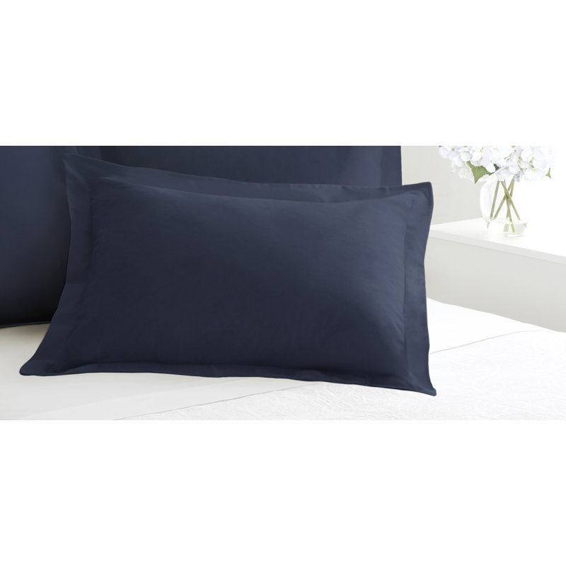Polyester Sham Set, Standard, Navy