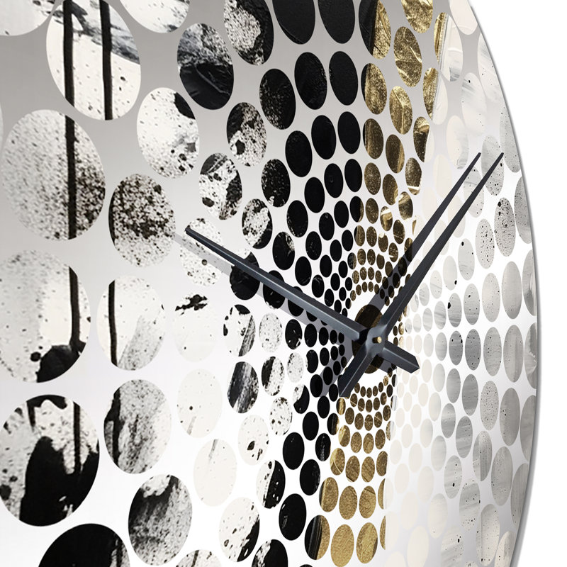 Yiming - Horloge murale peinture abstraite, Très grand