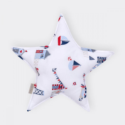 Strandhäuschen Geometric Novelty Throw Cushion