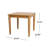 Wooden Side Table – Natural Finish For Indoor/Outdoor Use