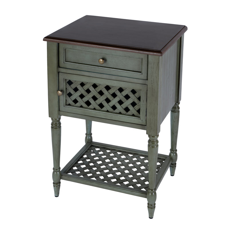 Table de bout avec rangement Yemina