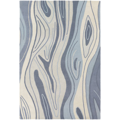 Inhabit Designer Blue Area Rug