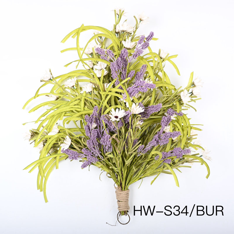 Arrangement floral de fleurs artificielles, Mauve