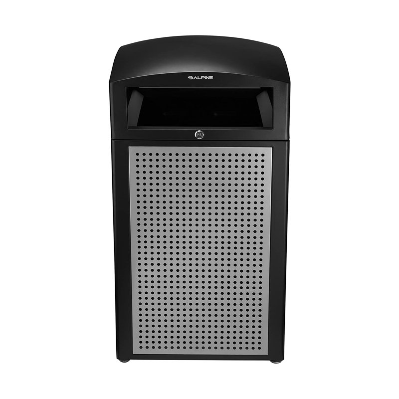 Steel Swing Top Trash Can - 70 Gallons