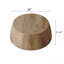 (Nouveau) Table basse ronde en forme de tambour avec support amovible pour rehausser la hauteur, finition imitation bois (MDF) - 29,5 cm H, 75 cm L, 75 cm P-1338721468-1338721471