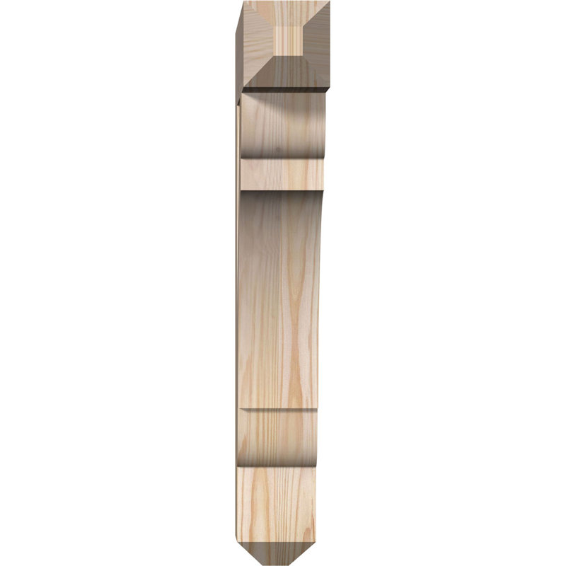 Support pour artisan olympique, Douglas (lisse), 24"H x 3.5"W x 16"D