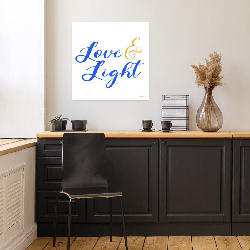«Love Light», art contemporain abstrait, H 18 po x l 18 po