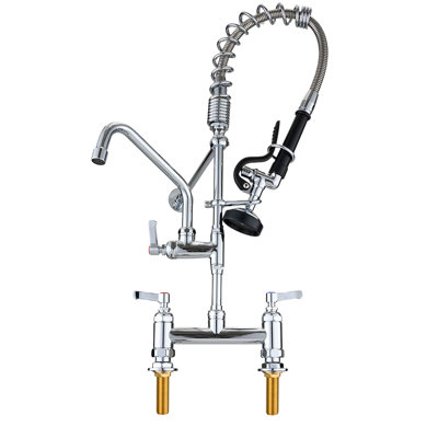 Commercial Kitchen Tap with Pull-Out Sprayer