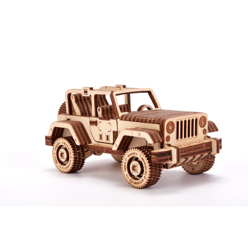 Wood Trick Safari Car
