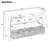 Console Table Sofa Table Buffet Cabinet With Storage Drawers-1331691758