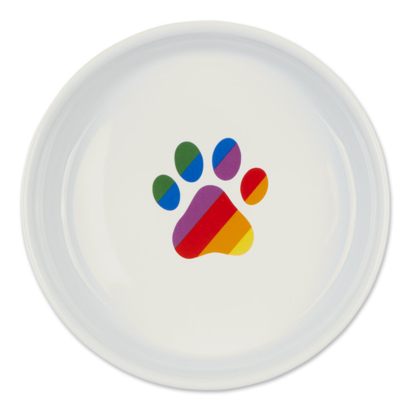 Rainbow Paw Bowl, Grand (2 tasses / 3,75 oz liquide)