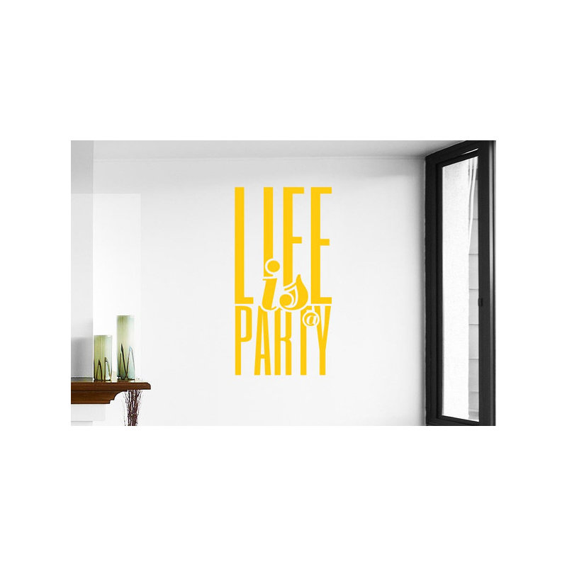 Wall Decal, Bright Yellow, Large